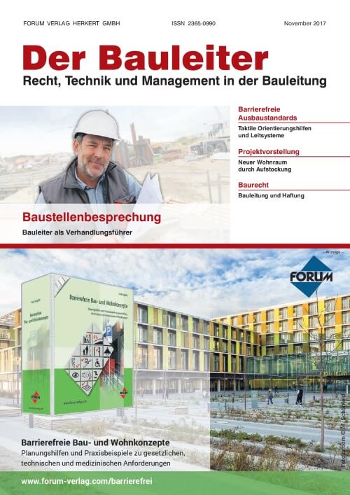 Ausgabe November 2017 Baustellenbesprechung