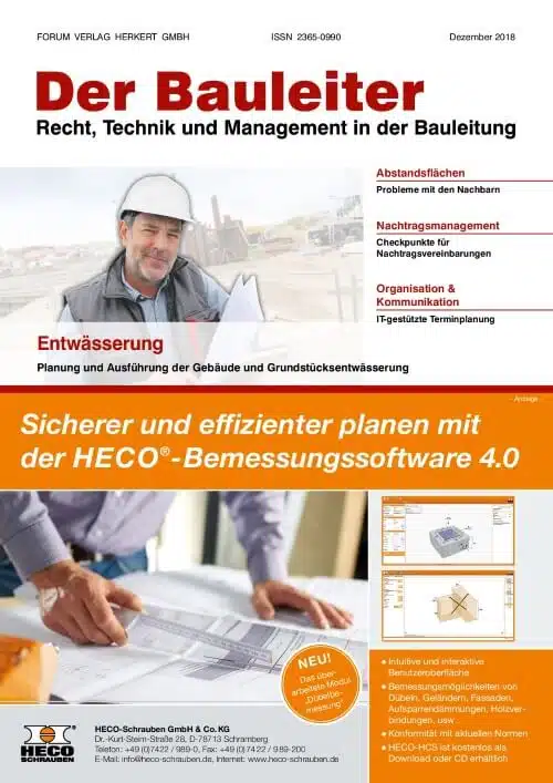 Ausgabe Dezember 2018 Entwässerung