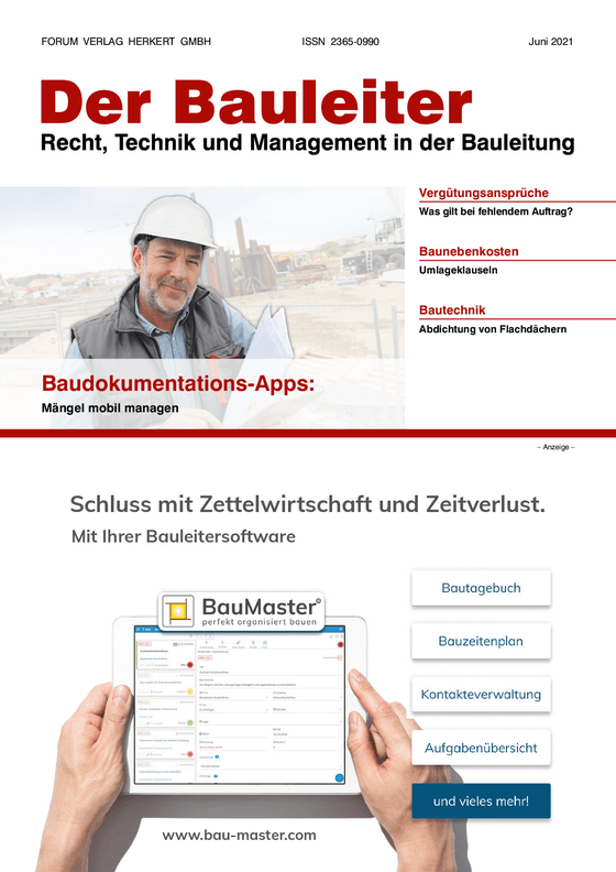 Ausgabe Juni 2021 Mängel mobil managen